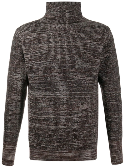 Barena Venezia Cimador Fuso Sweater High Neck In Brown