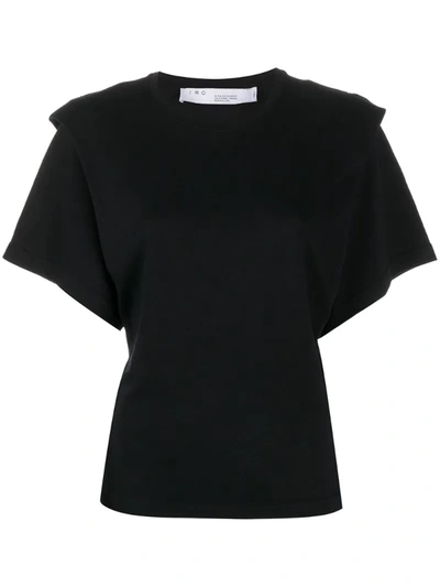 Iro Belly T-shirt In Black Cotton