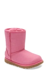 Ugg Kids' Classic Short Ii Waterproof Boot In Pink Azalea