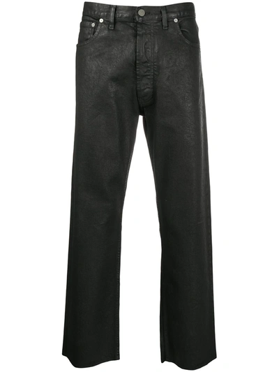 Maison Margiela Straight Fit Jeans In Black