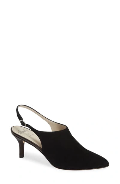 Amalfi By Rangoni Patrizio Slingback Pump In Black Suede