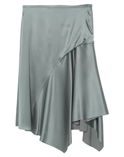 Brunello Cucinelli Long Skirts In Deep Jade