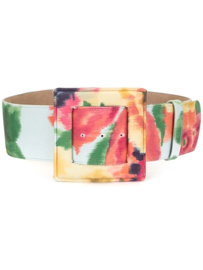 Carolina Herrera Women's Floral-print Stretch-cotton Waist Belt