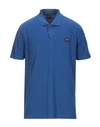 Paul & Shark Polo Shirts In Blue