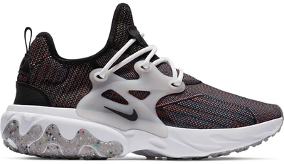 Pre-owned Nike  React Presto Flyknit Multi Black In Black/vast Grey-fire Pink-black