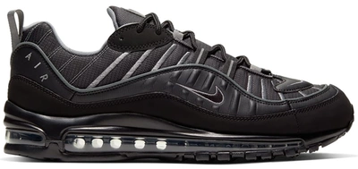 Pre-owned Nike  Air Max 98 Black Smoke Grey In Black/smoke Grey-vast Grey-black