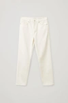 Cos Organic Cotton Straight Leg Jeans In White