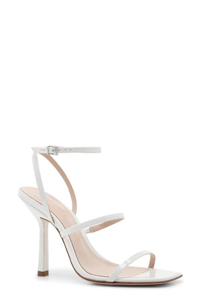 Schutz Women's Nita Strappy High Heel Sandals In White Leather