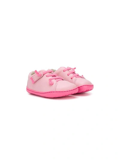 Camper Kids' Peu Lace-up Trainers In Lt/pastel