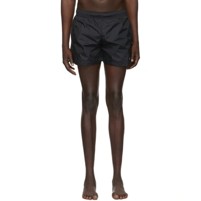 Off-white Logo Swim Shorts In Black