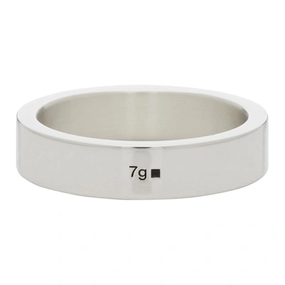 Le Gramme Silver Polished Le 7 Grammes Ribbon Ring