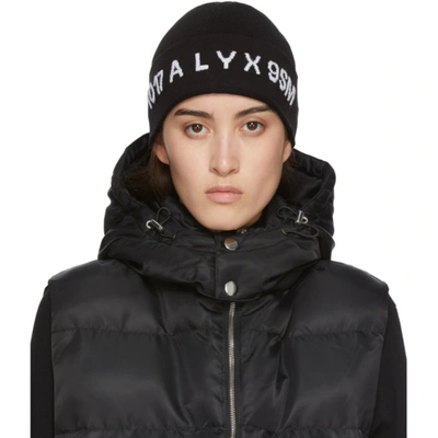 Alyx Logo Beanie In Nero | ModeSens