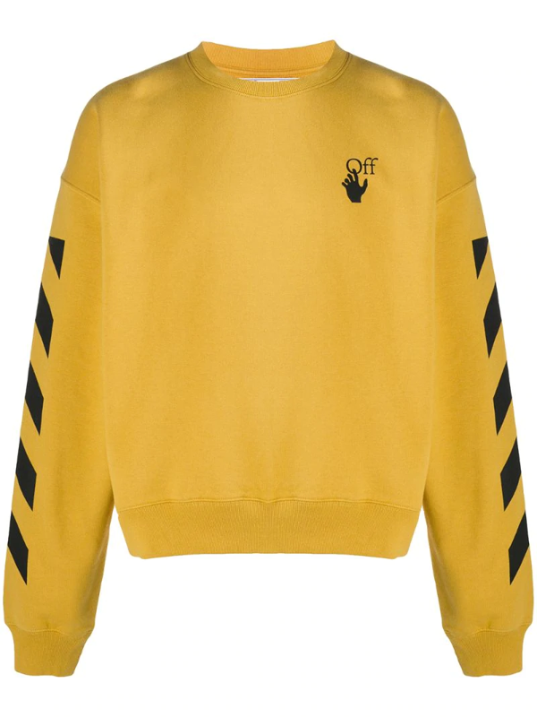 yellow off white sweatshirt