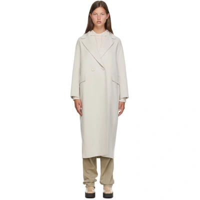 's Max Mara Off-white Wool Argo Coat