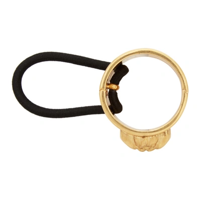 Versace Haarklammer Mit Medusa In Kot Gold