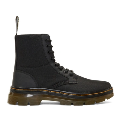 Dr. Martens' Winterized 1460 8 Eye Boots In Black