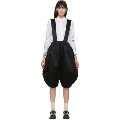 Comme Des Garcons Girl Black Balloon Suspender Trousers In 1 Black