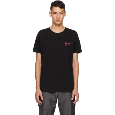 Affix Logo-print Cotton-jersey T-shirt In Black