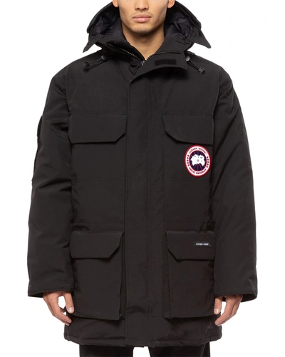 Canada Goose Coyote Fur-trim Down Expedition Parka In 67 Navy