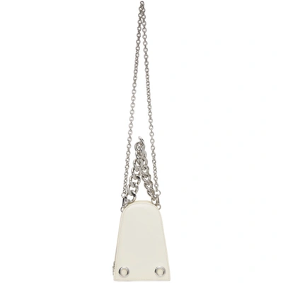 Kara White Bell Bag