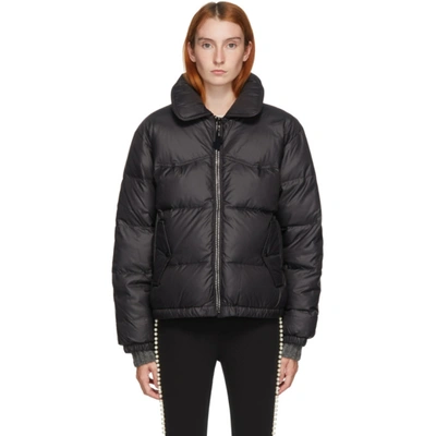 Marc Jacobs Crystal-embellished Quilted Shell Down Jacket In Black