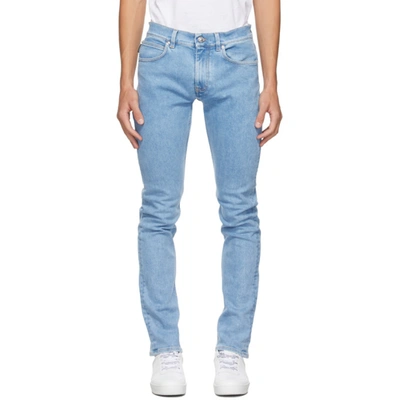 Versace Blue Taylor Jeans In A8051 Lt Bl
