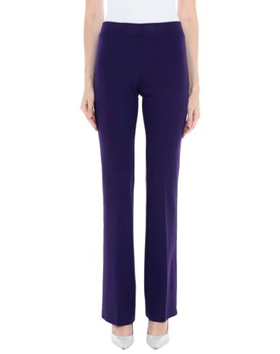 Clips Casual Pants In Purple