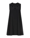 Pinko Short Dresses In Black