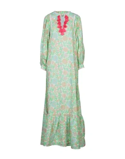 Manoush Long Dresses In Light Green