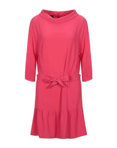 Boutique Moschino Short Dresses In Pink