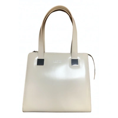 Pre-owned Linda Farrow Leather Handbag In Beige