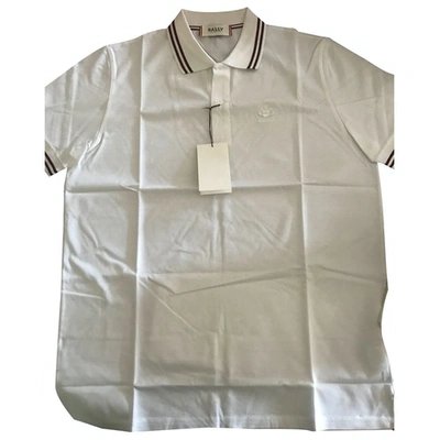 Pre-owned Bally White Cotton Polo Shirts
