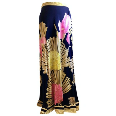 Pre-owned Leonard Multicolour Silk Skirt