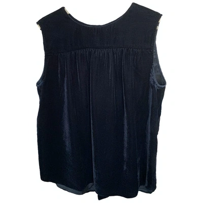 Pre-owned Aspesi Velvet Top In Black