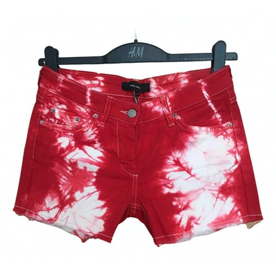 Pre-owned Isabel Marant Red Cotton - Elasthane Shorts