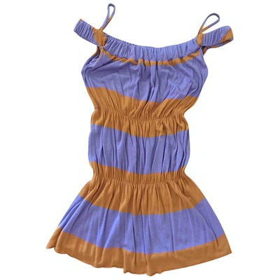 Pre-owned Daniele Alessandrini Camisole In Purple