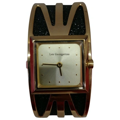 Pre-owned Les Georgettes Gold Steel Watch