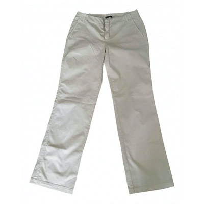 Pre-owned C.p. Company Large Pants In Ecru