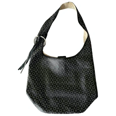 Pre-owned Elizabeth And James Black Leather Handbag
