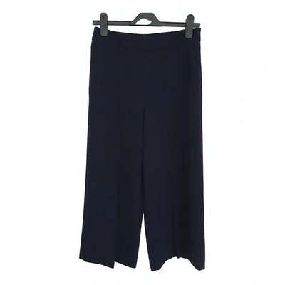 Pre-owned Marella Large Pants In Blue