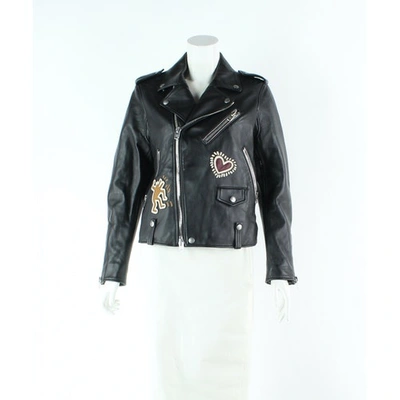 Pre-owned Coach Black Leather Jacket