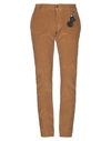 Grey Daniele Alessandrini Pants In Camel