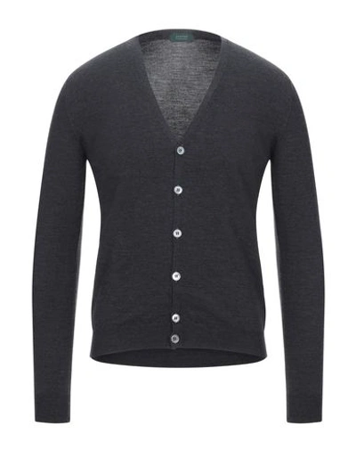 Zanone Cardigans In Steel Grey