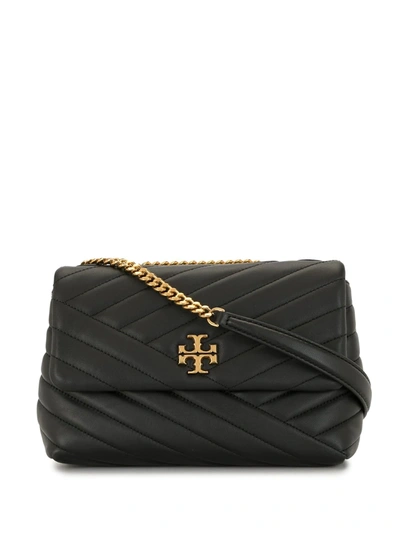 Tory Burch Kira Small Leather Shoulder Bag In Black