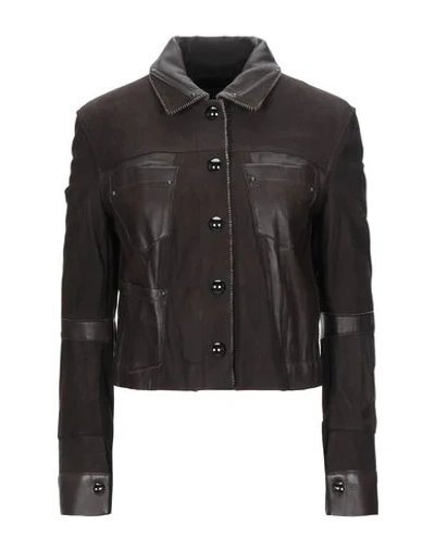 High By Claire Campbell Jackets In Dark Brown
