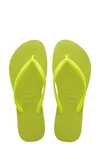 Havaianas Women's Top Flip Flops Women's Shoes In Galactic Green