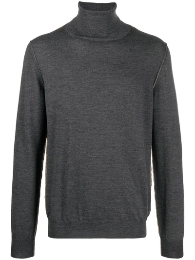 Dondup Roll-neck Sweater In Grey