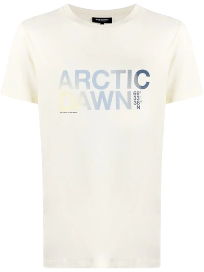 Ron Dorff Arctic Dusk T-shirt In Yellow