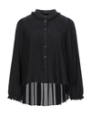 High By Claire Campbell Shirts In Black