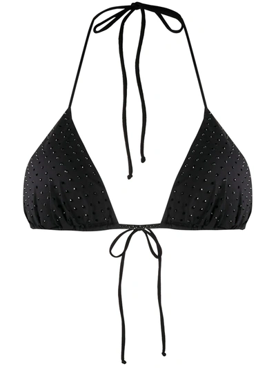 La Perla Stargaze Triangle Bikini Top In Black